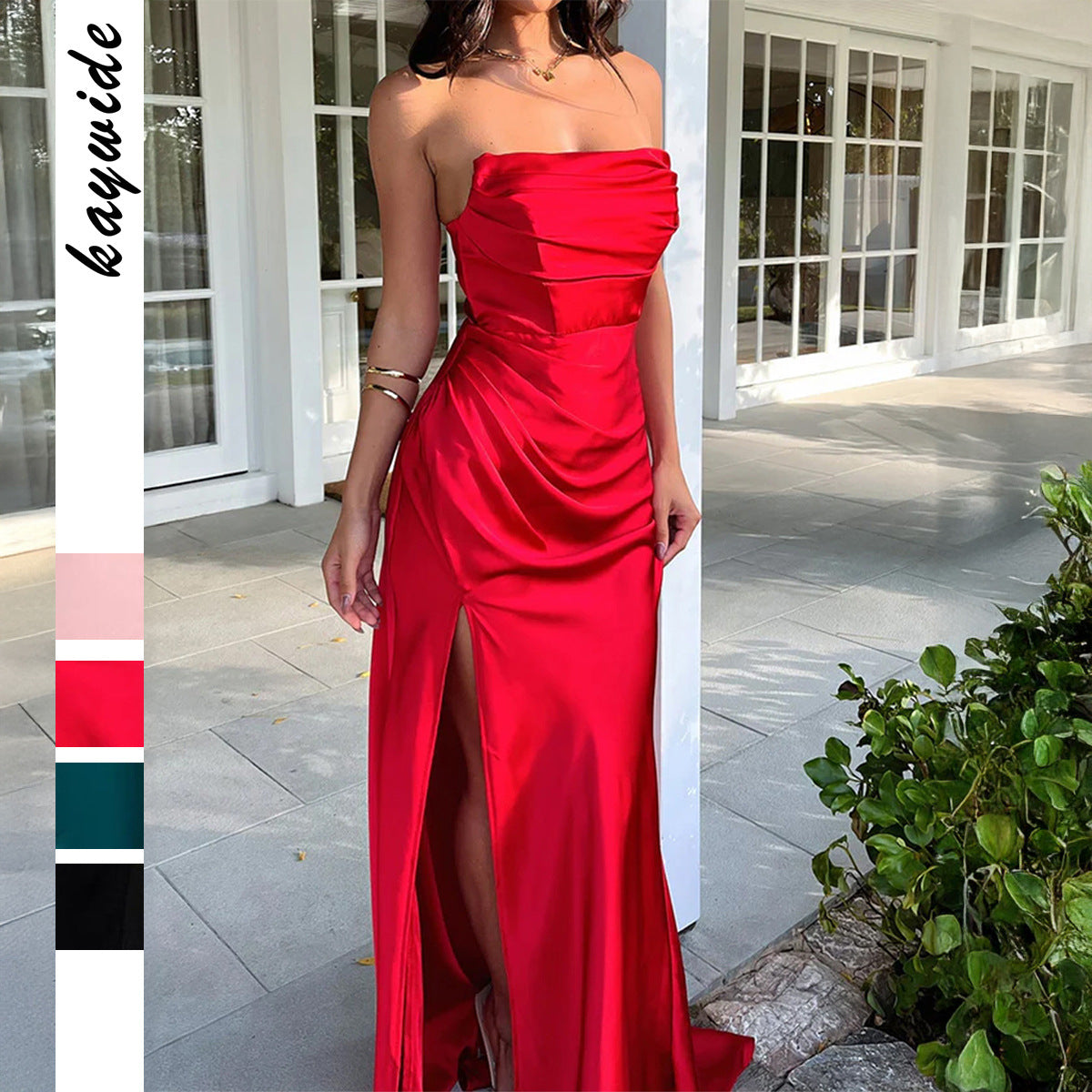 Elegant evening gown dress
