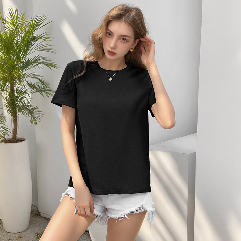 Casual versatile T-shirt top for women